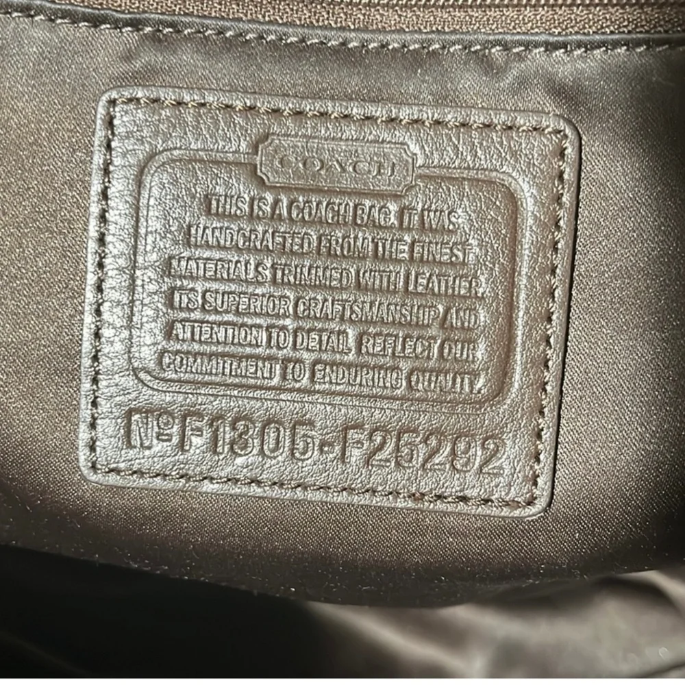 Coach Signature Campbell Satchel Shoulder Tote